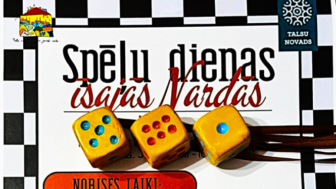 Spēļu dienu īsajās nardās afiša