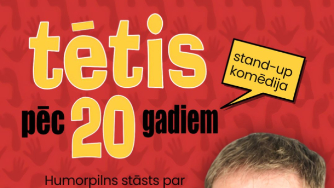 Standup komēdijas Tētis. Pēc 20 gadiem afiša