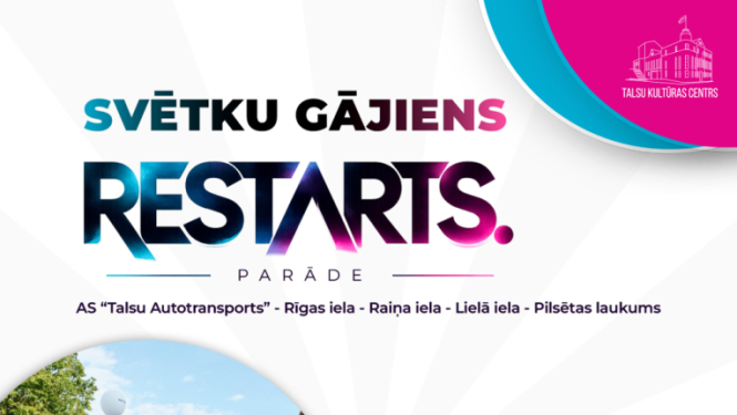 Svētku gājiena Talsos 2026 afiša