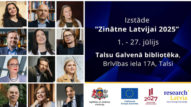 Ceļojošā izstāde „Zinātne Latvijai 2025” Talsos