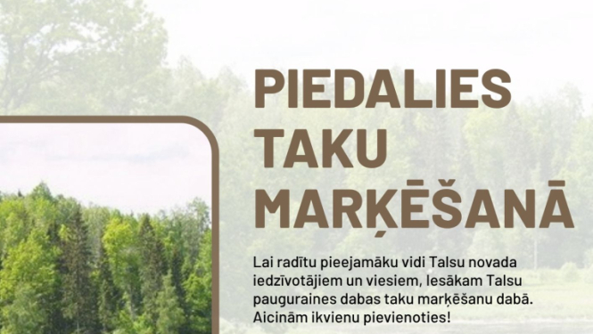 Piedalies taku marķēšanā