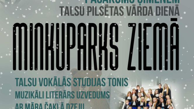 Minkuparks ziemā afiša