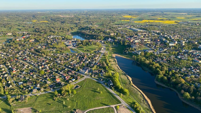 Talsu novads no putna lidojuma