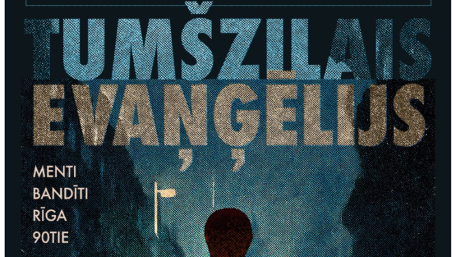 Kino seanss „Tumšzilais evanģēlijs” Lubes kultūras namā. Afiša