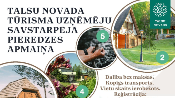 Tūrisma pieredzes apmaiņas brauciena afiša