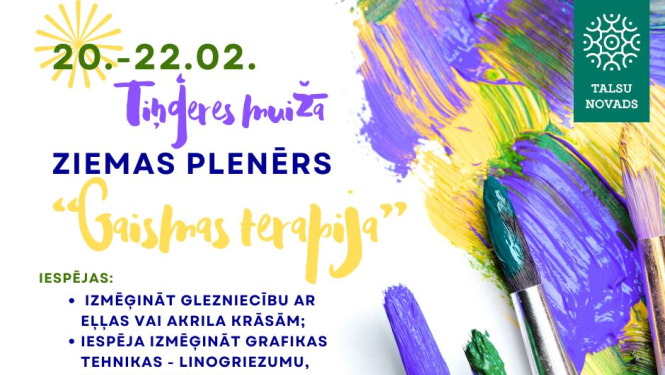 Ziemas plenērs. Gaismas terapija