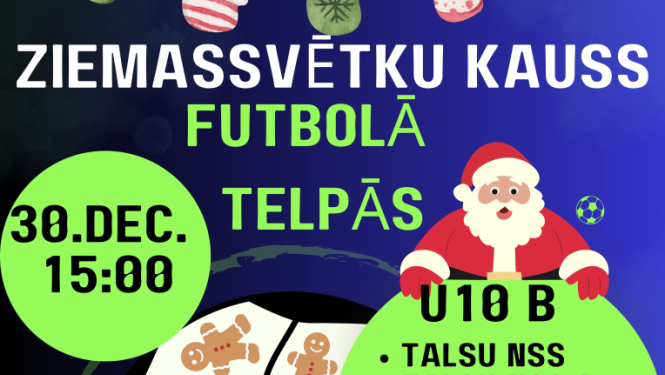 Ziemassvētku kausa futbolā telpās afiša