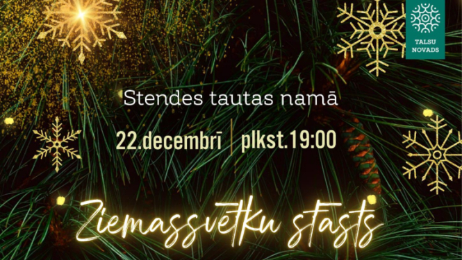 Koncerta Ziemassvetku stāsts afiša