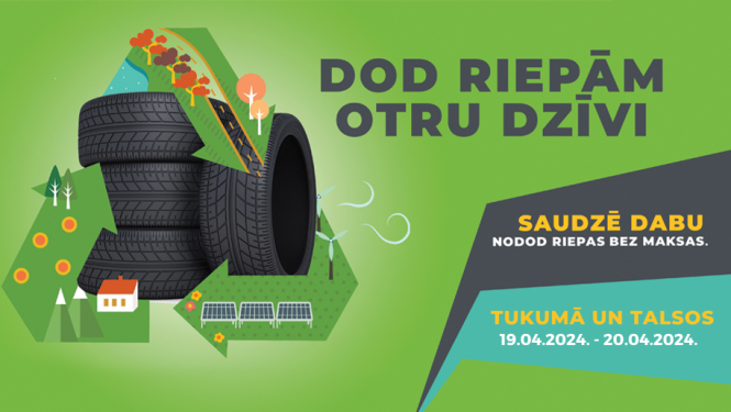 Vieglo automašīnu riepu nodošanas akcija