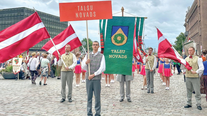 Talsu novada dalībnieki Dziesmu un deju svētkos