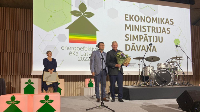 Energoefektīvākā ēka Latvijā 2022” laureāts