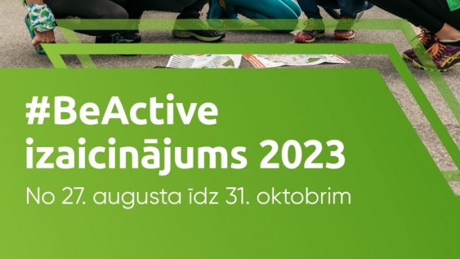 #BeActive izaicinājuma afiša