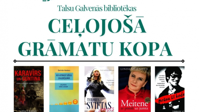 Lasītājiem pagastu bibliotēkās pieejamas nākamās ceļojošās kopas grāmatas