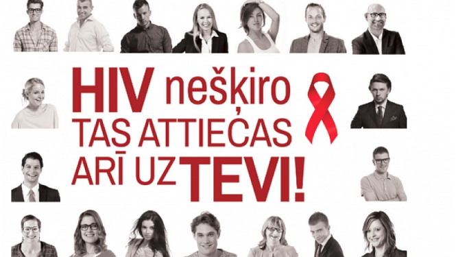 HIV nešķiro vizuālais attēls