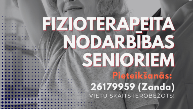 Fizioterapeita nodarbības senioriem 