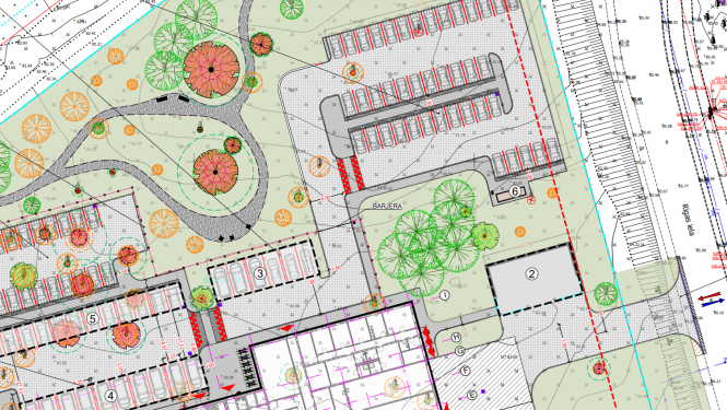 Katastrofu centra ģenerāplāna vizuālis