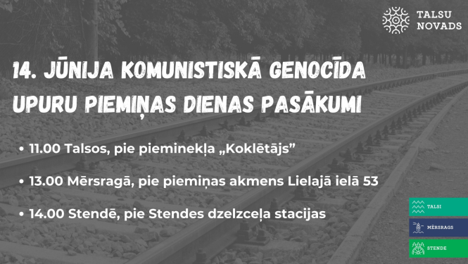 Komunistiskā genocīda upuru piemiņas dienas pasākumi 2024