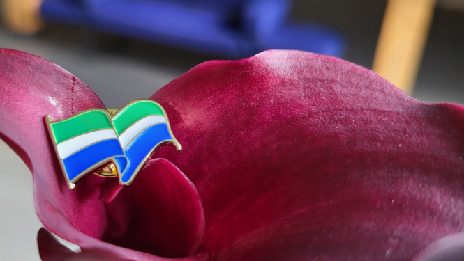 Pieejamas metāla nozīmītes ar Lībiešu krasta simboliku