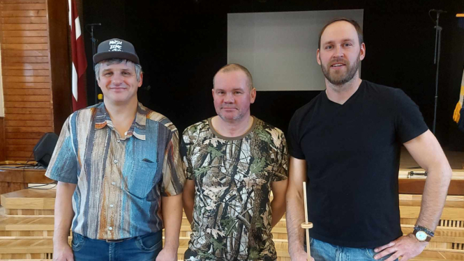 Mērsraga meistarsacīkšu novusā trešā posma uzvarētāji