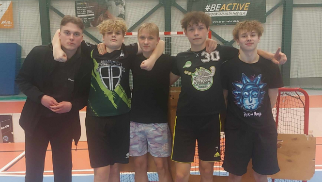 Mērsraga meistarsacīkšu florbolā 3. posms