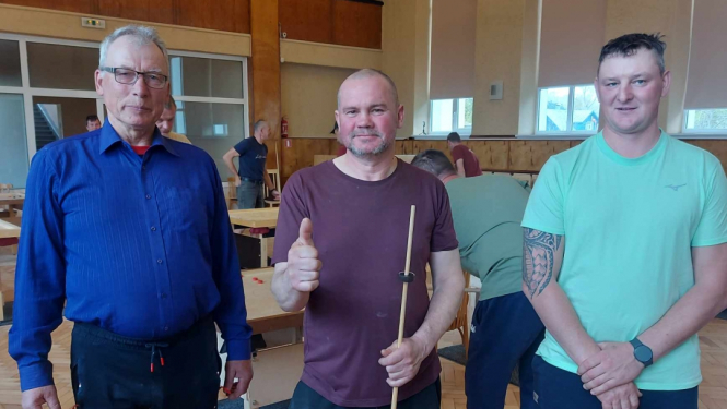 Mērsraga meistarsacīkšu novusā 5. posma uzvarētāji