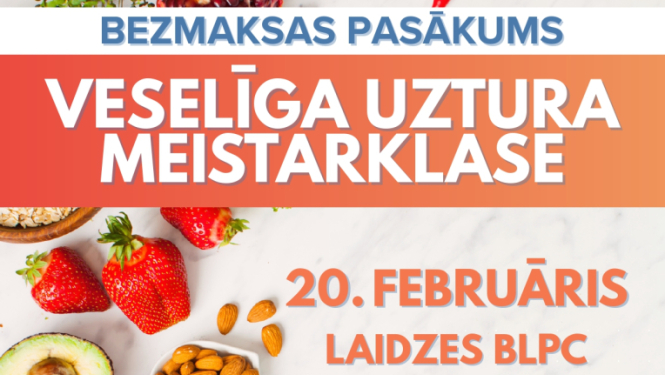 Veselīga uztura meistarklase