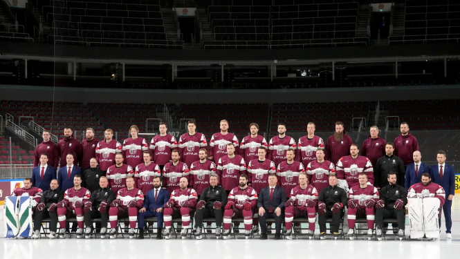 Latvijas hokeja izlases 28. maija spēle 2023