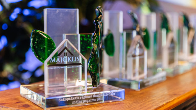 Izsludināts konkurss „Gada balva „Latvijas sakoptākais daudzdzīvokļu mājas pagalms 2025””