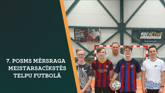 7. posms Mērsraga meistarsacīkstēs telpu futbolā