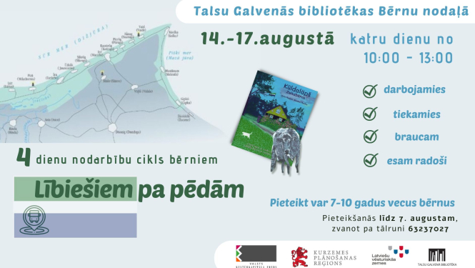 Nodarbību cikls bērniem „Lībiešiem pa pēdām”