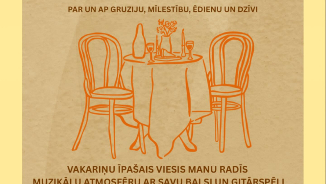 Pasākuma Vakariņas. Stāsti. Mūzika. afiša