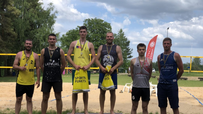 Vīriešu grupas uzvarētāji