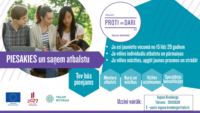 Projekts „PROTI un DARI!”