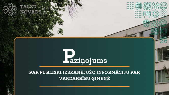 Paziņojums par publiski izskanējušo informāciju par vardarbību ģimenē