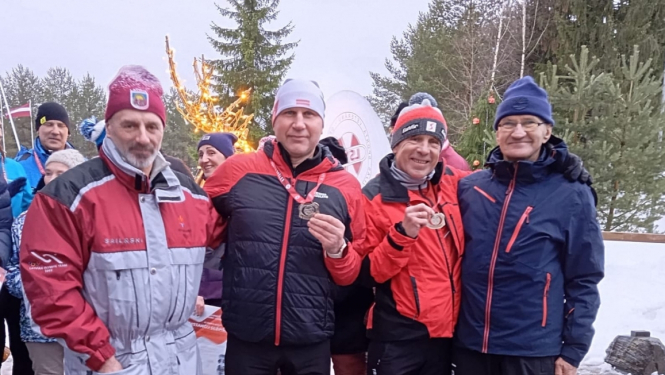 Latvijas Sporta veterānu-senioru savienības (LSVS) 61. sporta spēles distanču slēpošanā