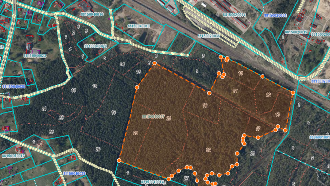 Stendes mežizstrādes teritorija