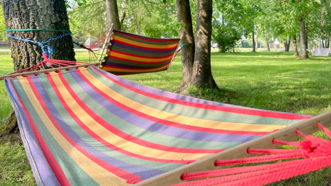 Šūpuļtīkli Pionieru parkā