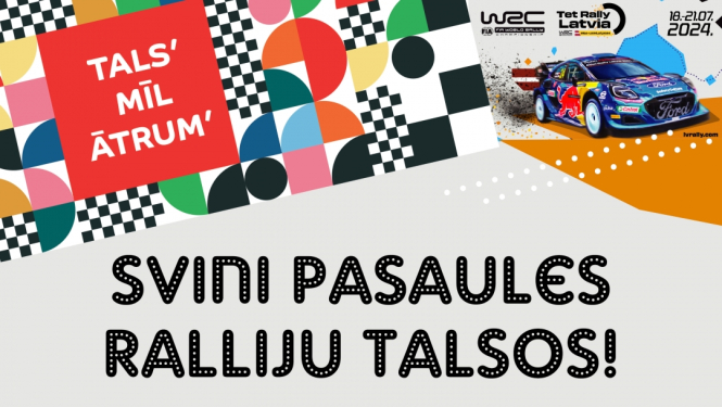 Svini pasaules ralliju Talsos
