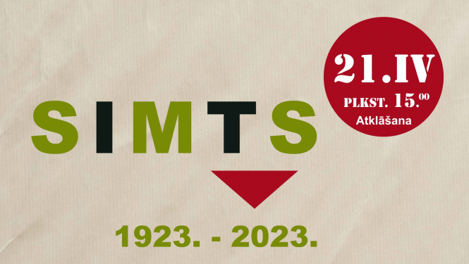 Talsu novada muzeja simtgades izstādes atklāšanas afiša