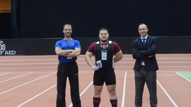 Edgars Tīfentāls Eiropas čempionātā spēka trīscīņā