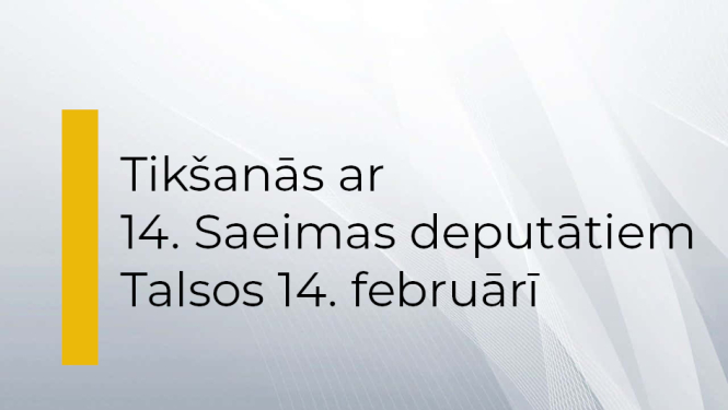Tikšanās ar Saeimas deputātiem. Teksts