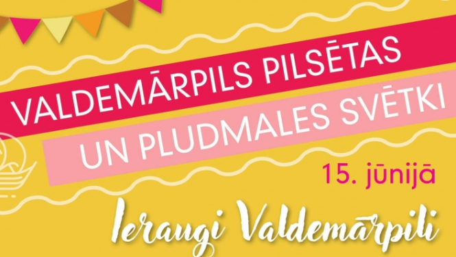 Valdemārpils pilsētas un Pludmales svēktu afišas korekcija