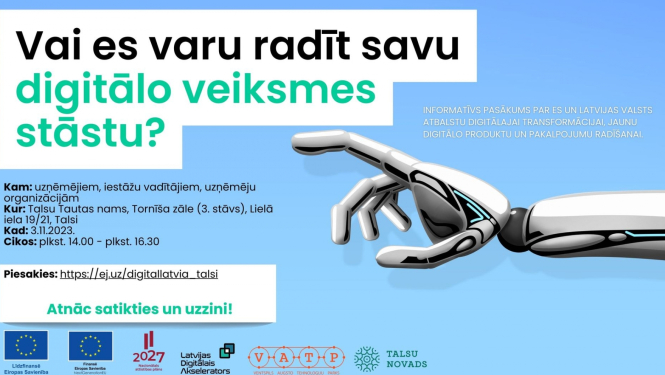 Digitālais veiksmes stāsts – pasākums Talsos