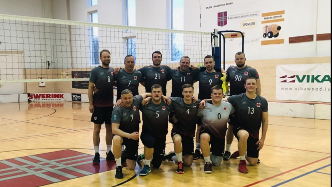 Volejbolisti Laucienē