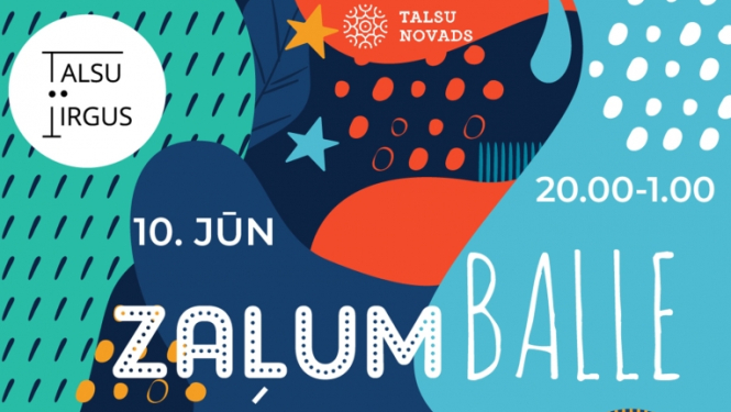 Zaļumballe Talsu tirgū