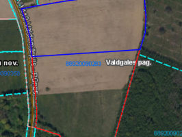 Karte nomas izsolei sakņu dārzs 17 Valdgale