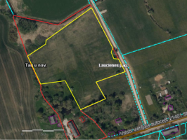 Karte nekustamā īpašuma „Pļavu pamatskola” Laucienes pagastā zemes vienības nomas izsolei