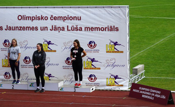 Šķēpmešanas sacensības Jelgavā