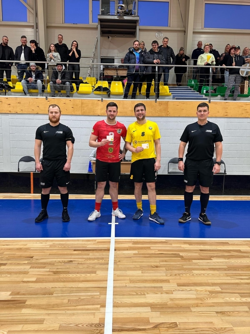 1. līga - florbola spēle pret Grobiņu