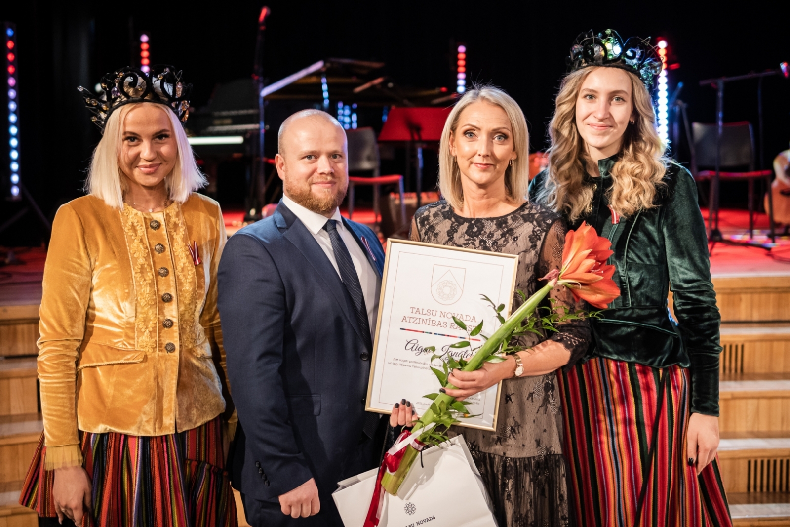 Aiga Ignāte saņem Atzinības balvu